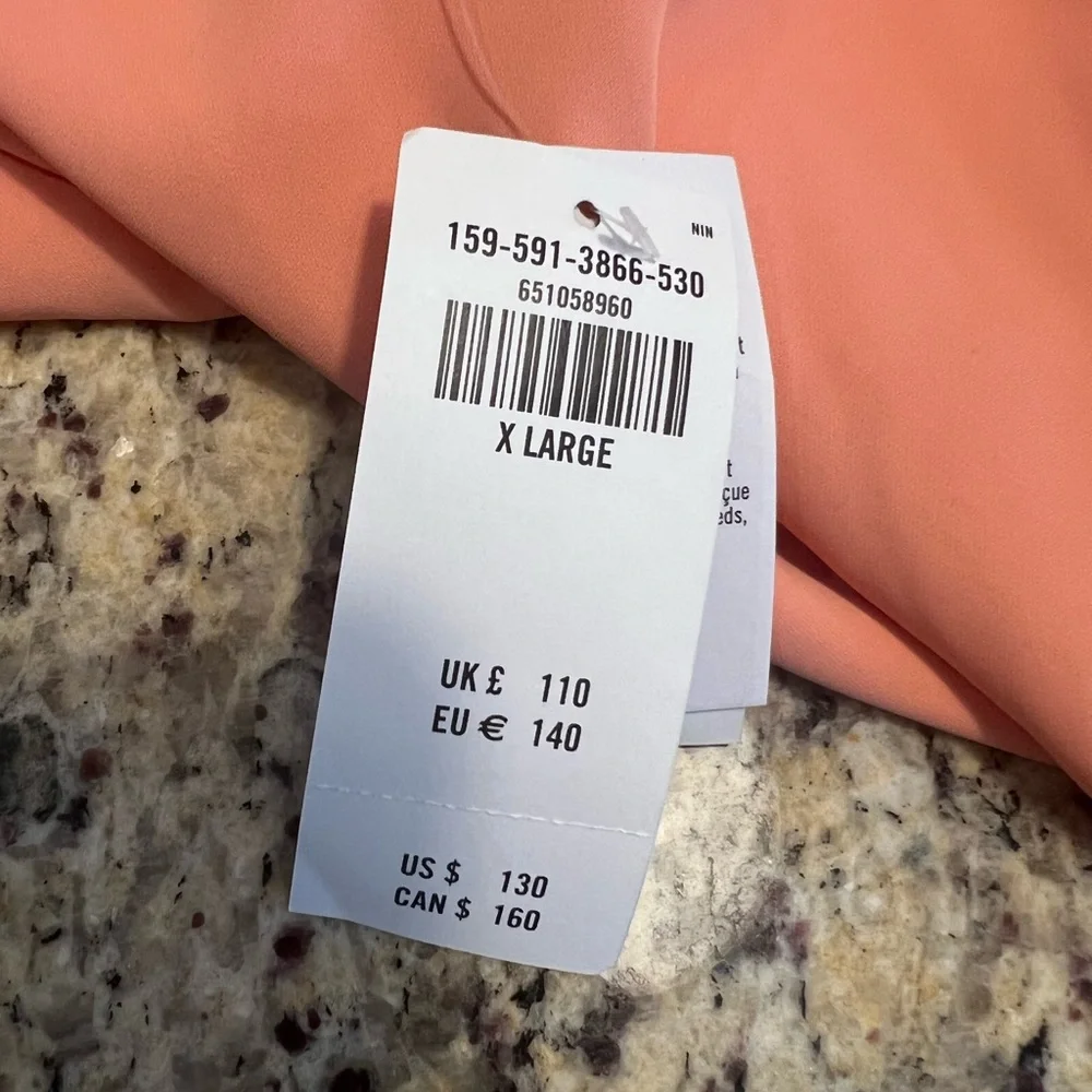 NWT Abercrombie & Fitch Cowl Neck Maxi Dress in Blooming Dahlia